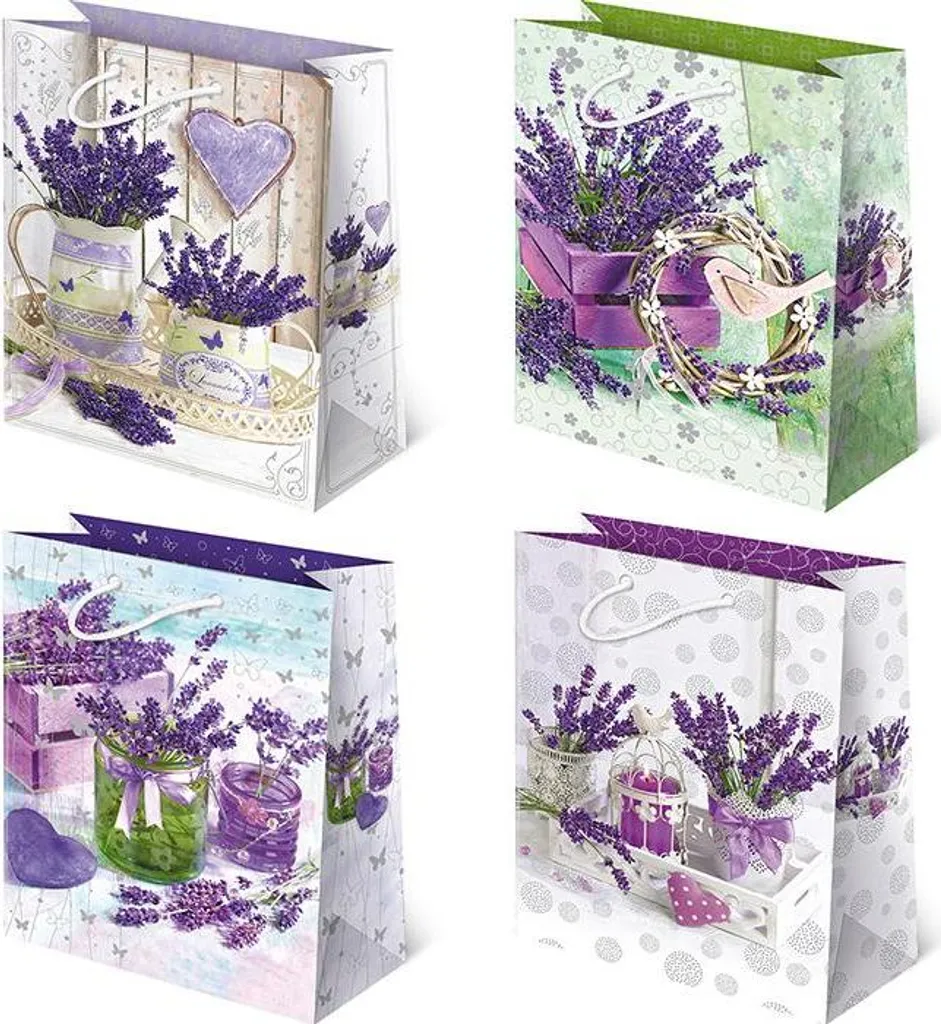 Sachet lavande T10-121 décoratif en tissu pour armoire - Lot de 10
