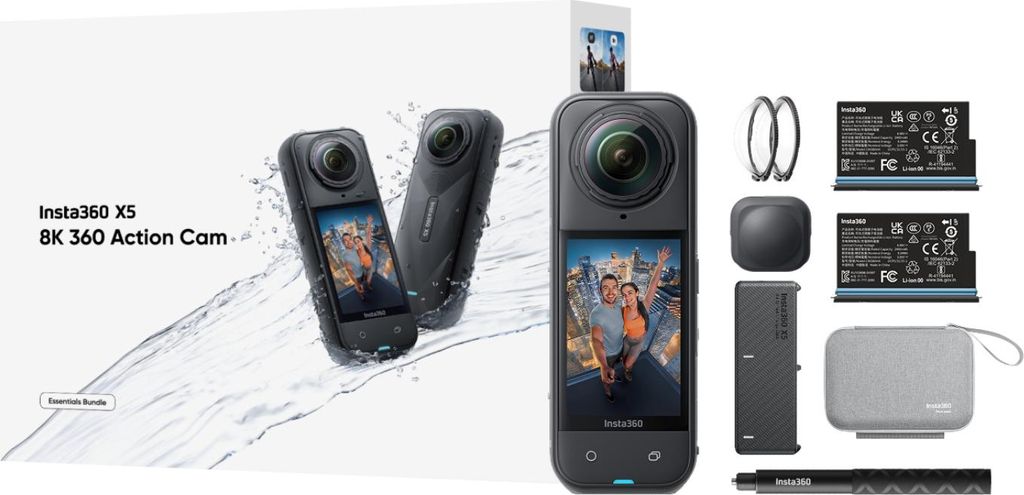Insta360 X5 Bundle action sports camera 72 MP 8K Ultra HD Image du produit 