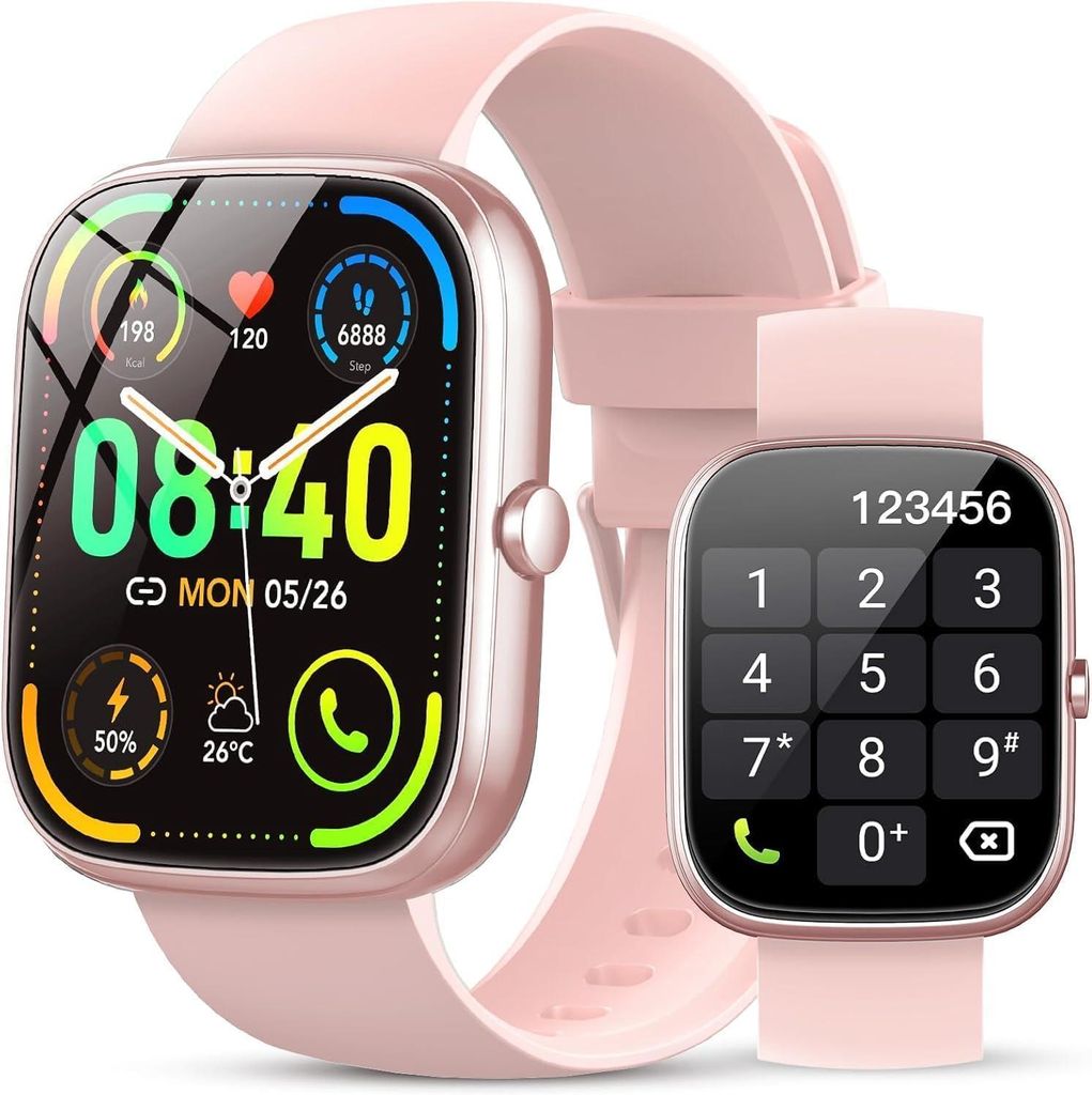taopodo Smartwatch Fitness Uhr mit Herzfrequenz- und Schlafmonitor für Damen und Herren