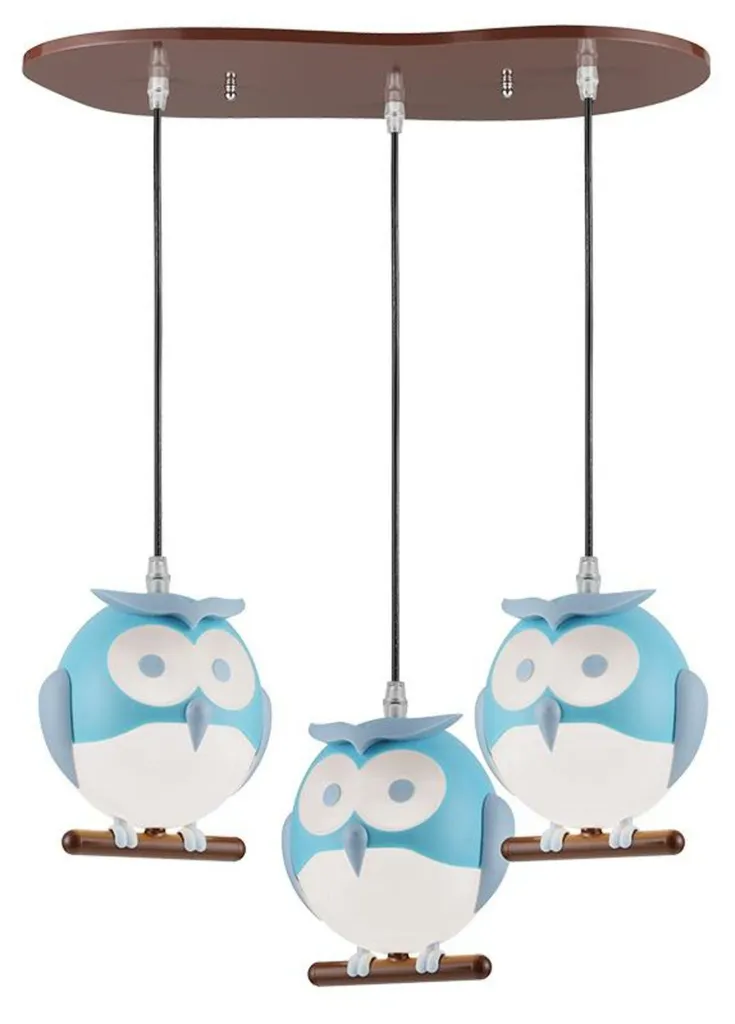 Suspension pour chambre de garçon bleue ACA luminaire de plafond enfant