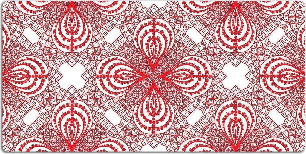 Schreibtischmatte Tischunterlage 90x45 cm Mauspad - Rote Spitze