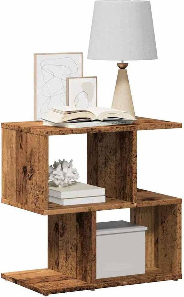 vidaXL Nachttische 2 Stk. Altholz-Optik 50x30x51,5 cm Holzwerkstoff