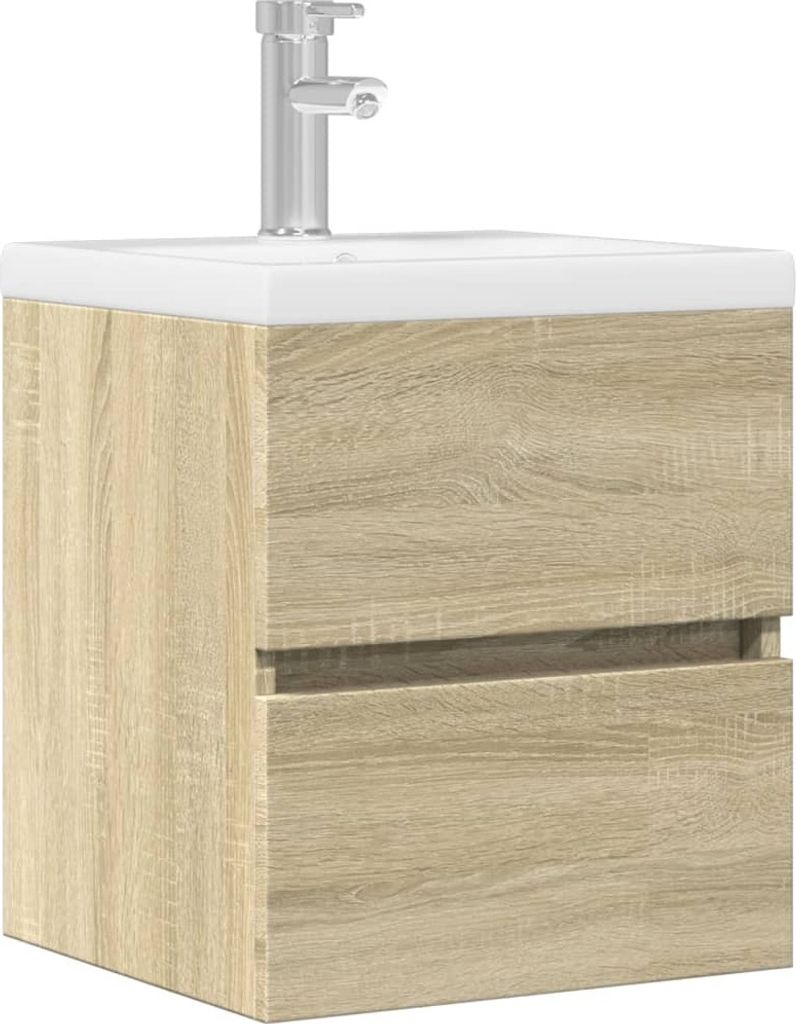 Maison Exclusive - Waschbeckenunterschrank Sonoma-Eiche 41x38,5x45cm Holzwerkstoff