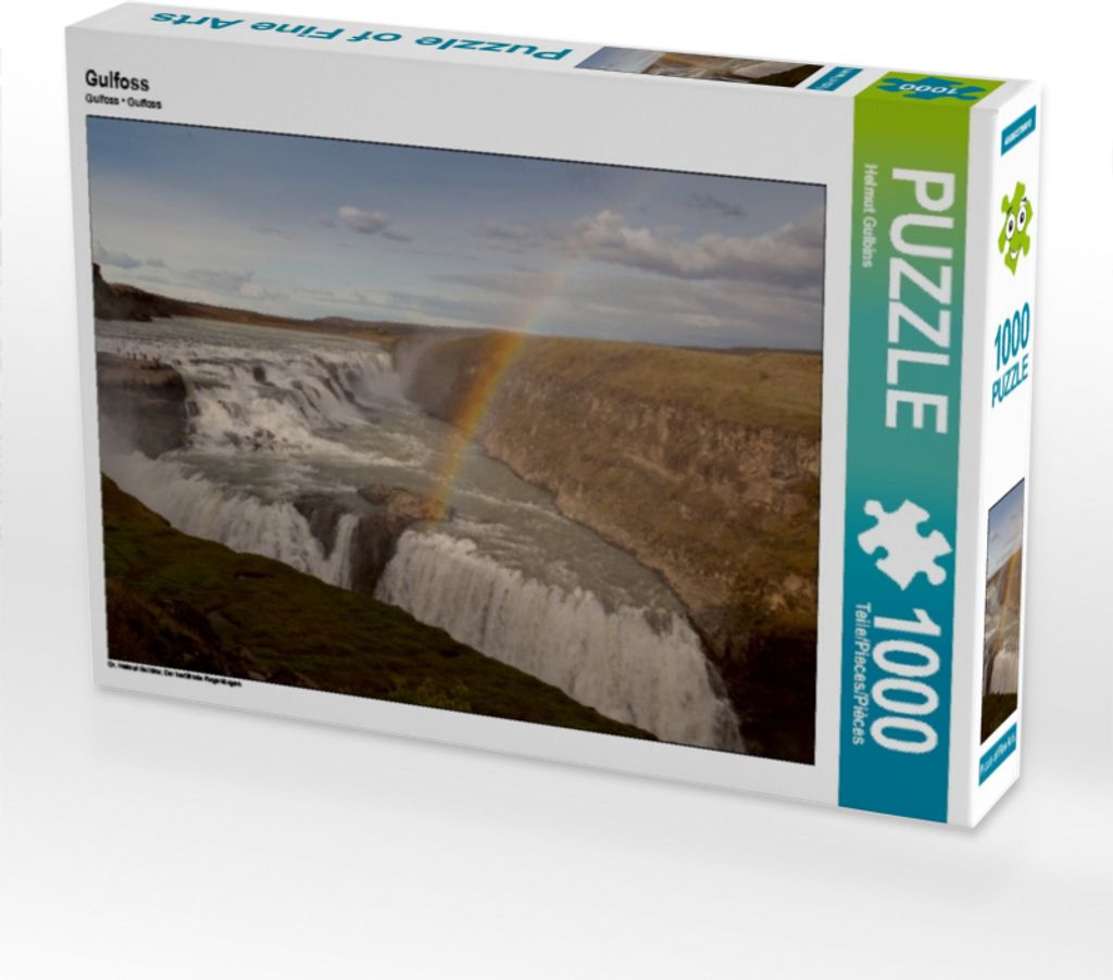 Calvendo Gulfoss 1000 Teile Puzzle quer 640x480mm, Gulbins Helmut; 7357007