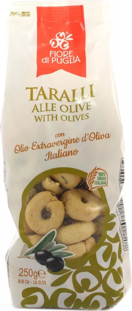 Taralli alle olive 250g - Fiore di Puglia