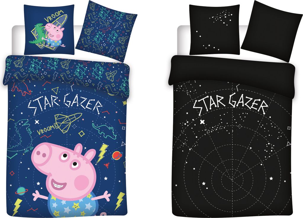 Biancheria da letto per bambini Peppa Pig 2 pz. dimensioni Immagine del prodotto 