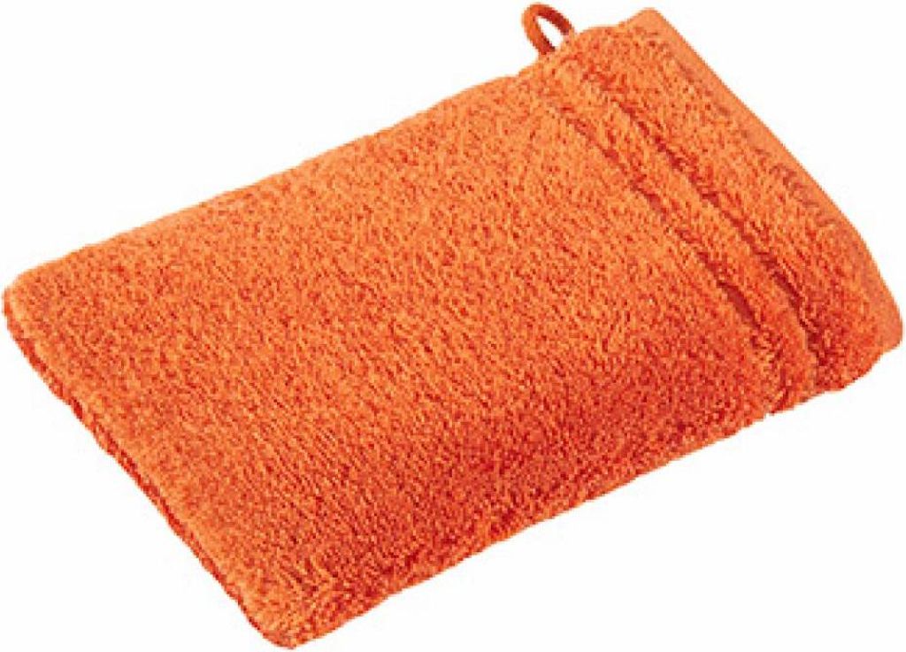 Vossen 116048 | Vienna Style Supersoft Waschhandschuh / 22 x 16 cm - Farbe: Fiesta - Größe: 22 x 16 cm