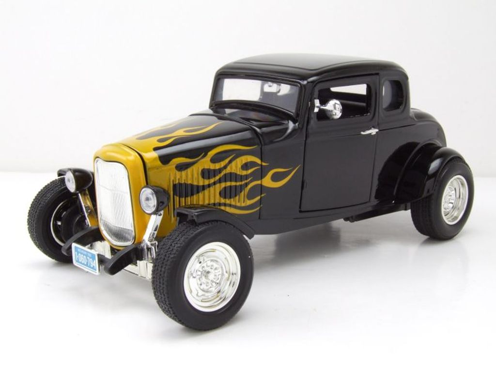 Model samochodu Ford Five Window Coupe, kolor czarny Zdjęcie produktu 