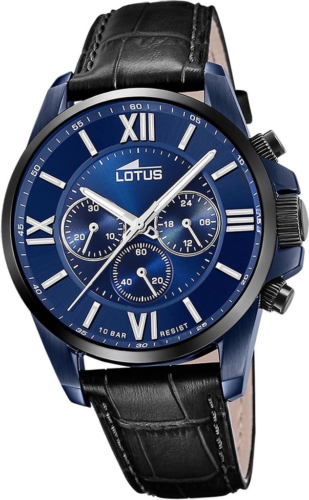 Lotus Leder Herren Uhr Armbanduhr schwarz Elegant Classic D2UL18923/1