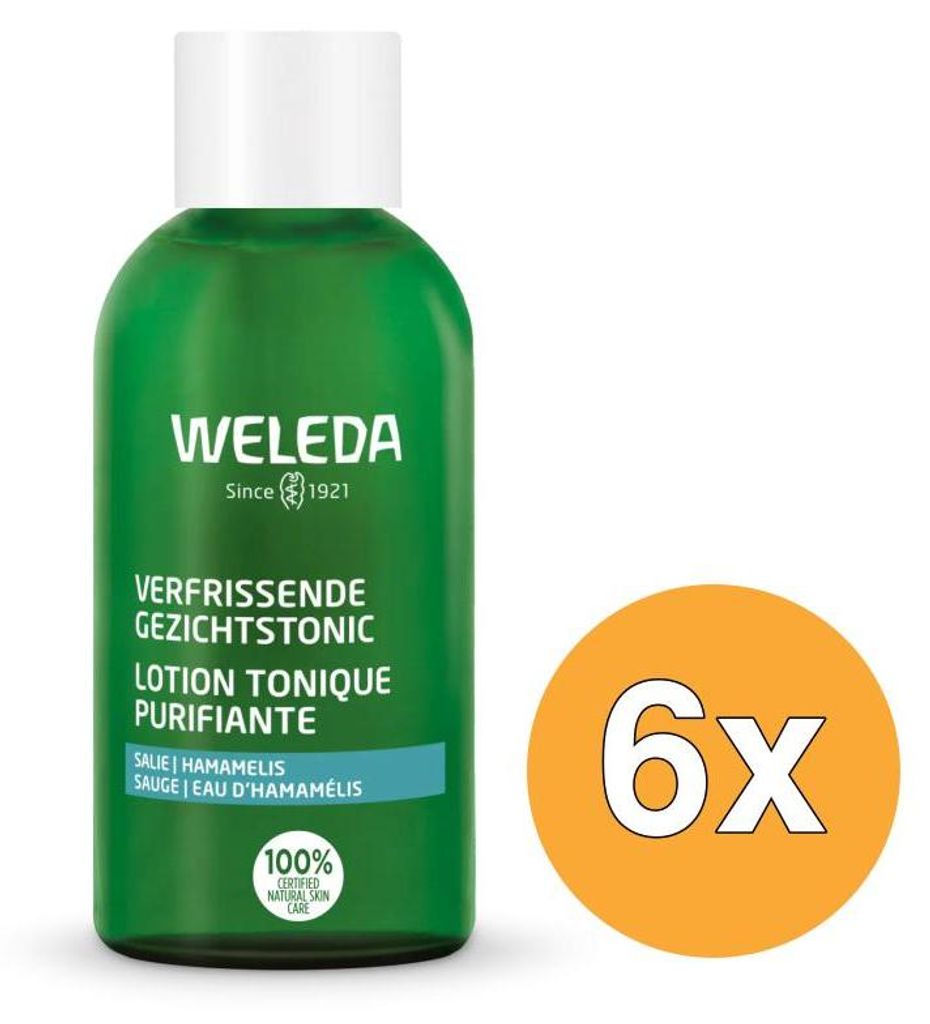 6x WELEDA Erfrischendes Gesichtswasser (150 ml)