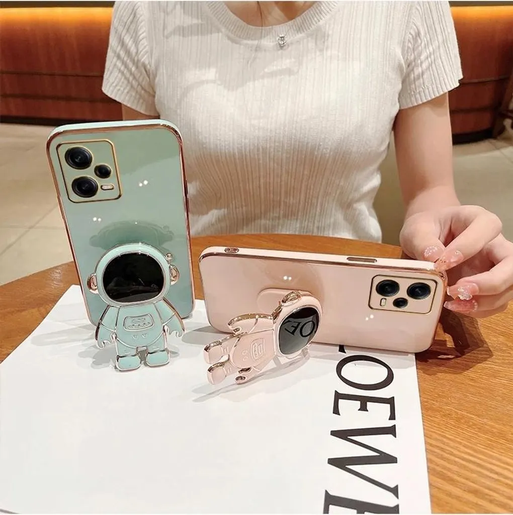 Cover Bambini e Adulti Astronauta 3D Verde Redmi Note 12 Pro+ 5G - 5