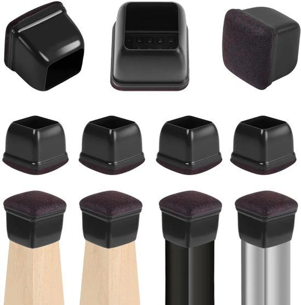 Protection pieds de chaise silicone 19-28 mm pour parquet et carrelage