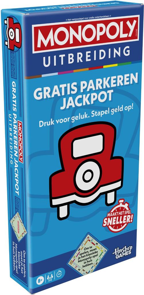 Hasbro Monopoly Erweiterung Brettspiel Gratis Parken Jackpot für Kinder