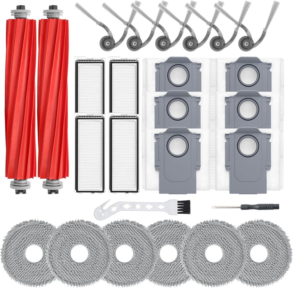 26 Stück Zubehör für Roborock QV 35A, QV 35S Saugroboter Produktbild 