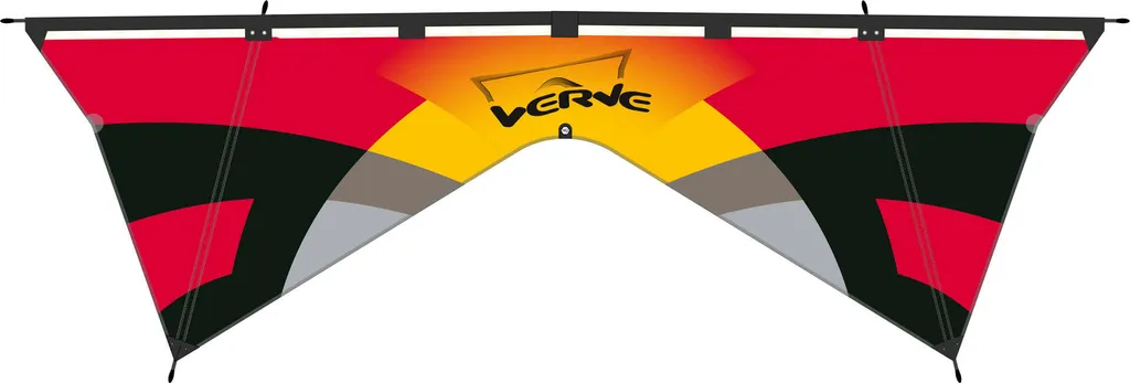 Cerf-volant Quad HQ Verve Blaze 252cm pour Traction et Buggy