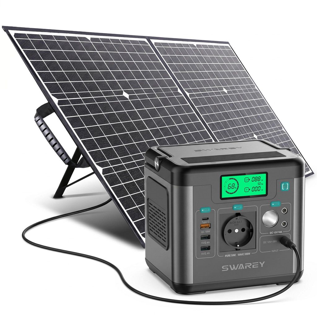 SWAREY 222Wh Stazione di alimentazione portatile da 300W Immagine del prodotto 