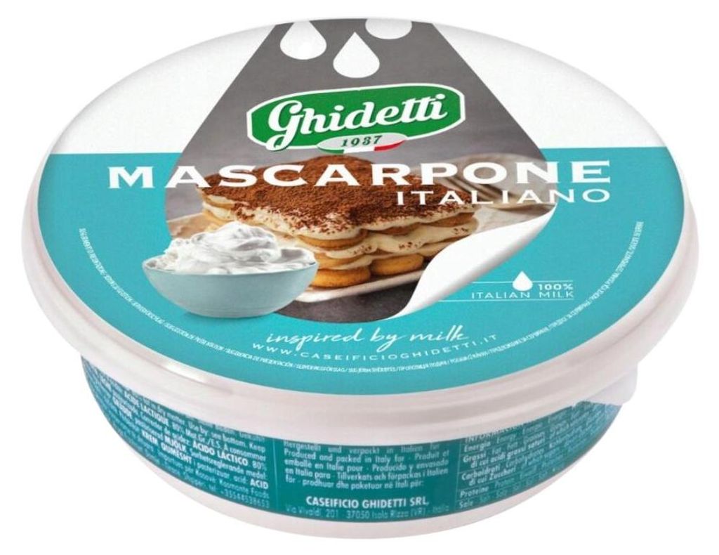 Mascarpone 42% Fett 250g - Ghidetti
