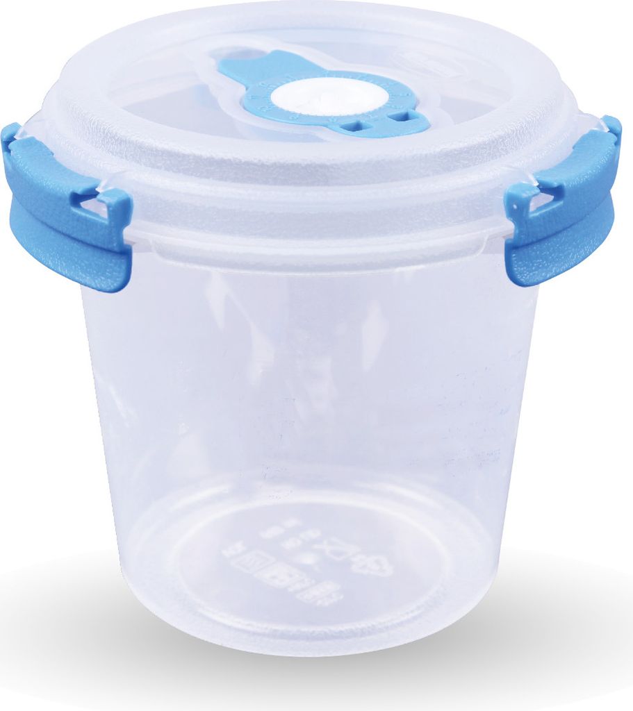 Vorratsdose für Lebensmittel ( 640 ml ) - Blau - Frischhaltedosen für Joghurt, BPA-Frei luftdicht, Aufbewahrungsbox Meal Prep Box, Schale
