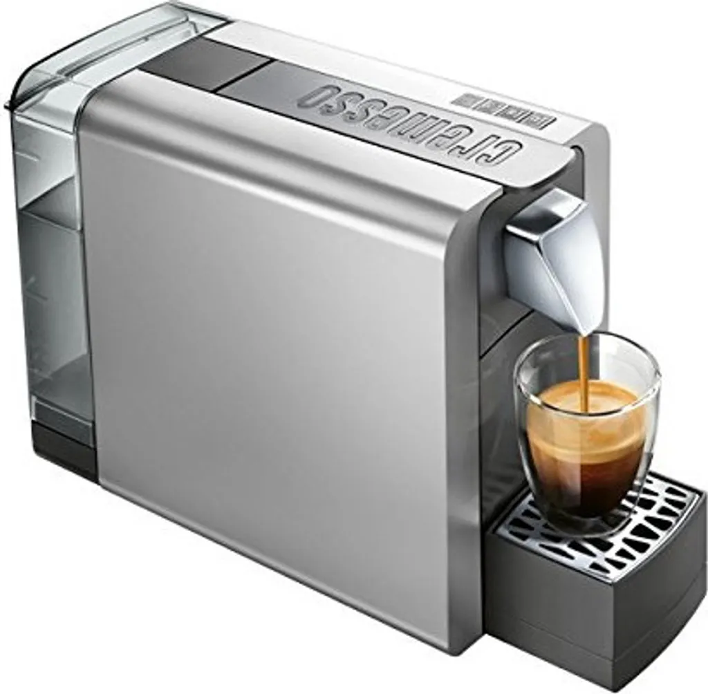 Machine à café à capsules Cremesso Compact One II 1,1 L coloris argent