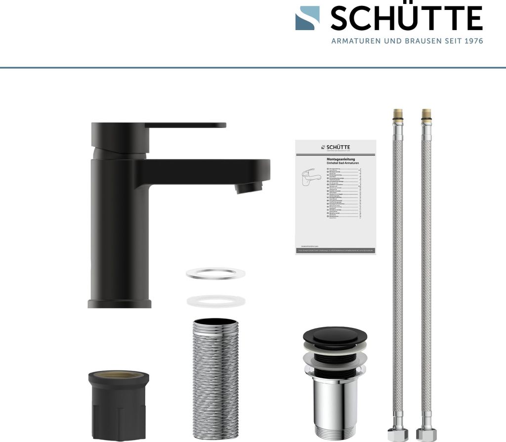 SCHÜTTE Waschtischarmatur ELEPHANT mit Ablaufgarnitur, Produktbild 9