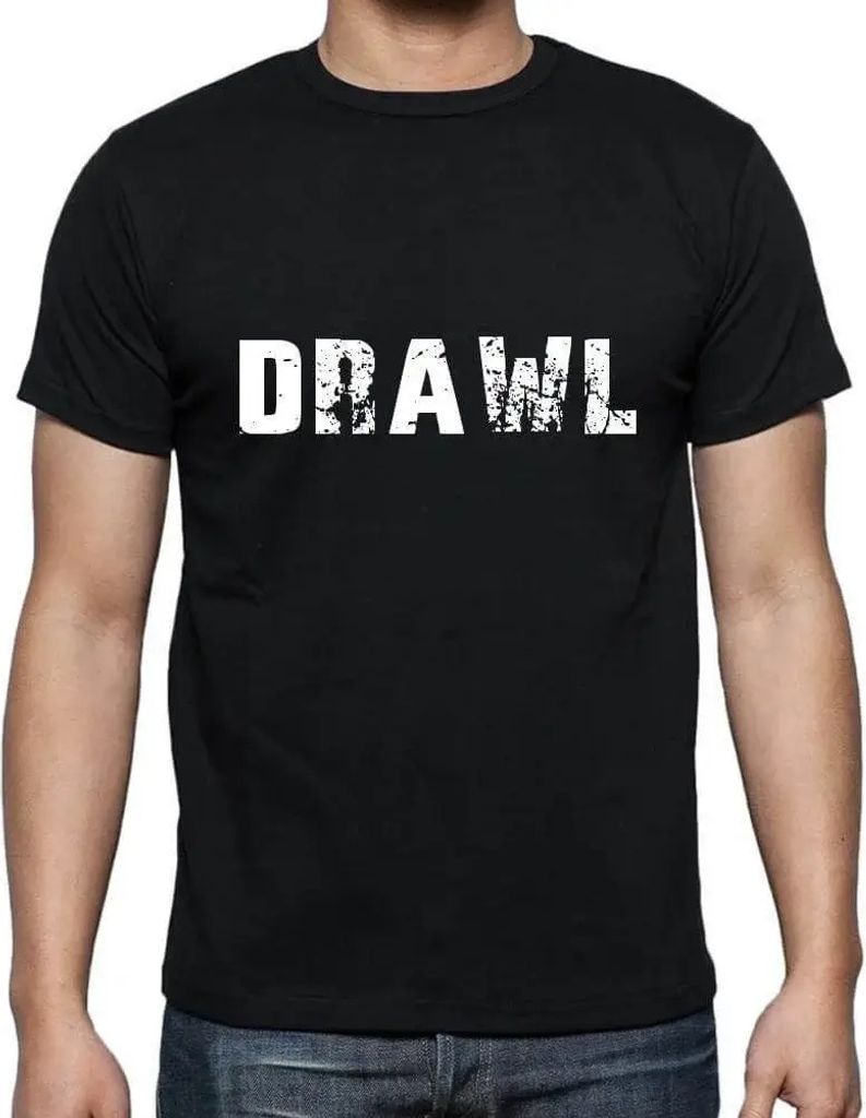 Herren Grafik T-Shirt Drawl Öko-Verantwortlich Vintage Jahrgang Kurzarm Lustige Druck Geburtstag Geschenk Mann