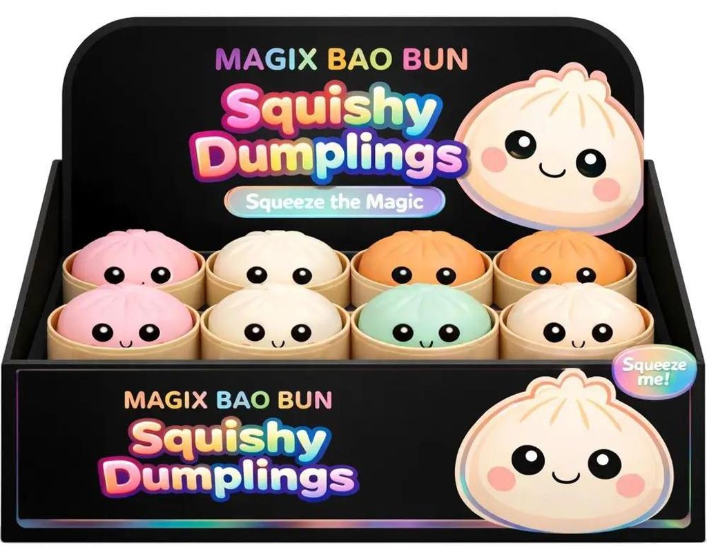 Triton-X MagiX Bao Bun Squishy Dumplings, 8.5cm Produktbild 