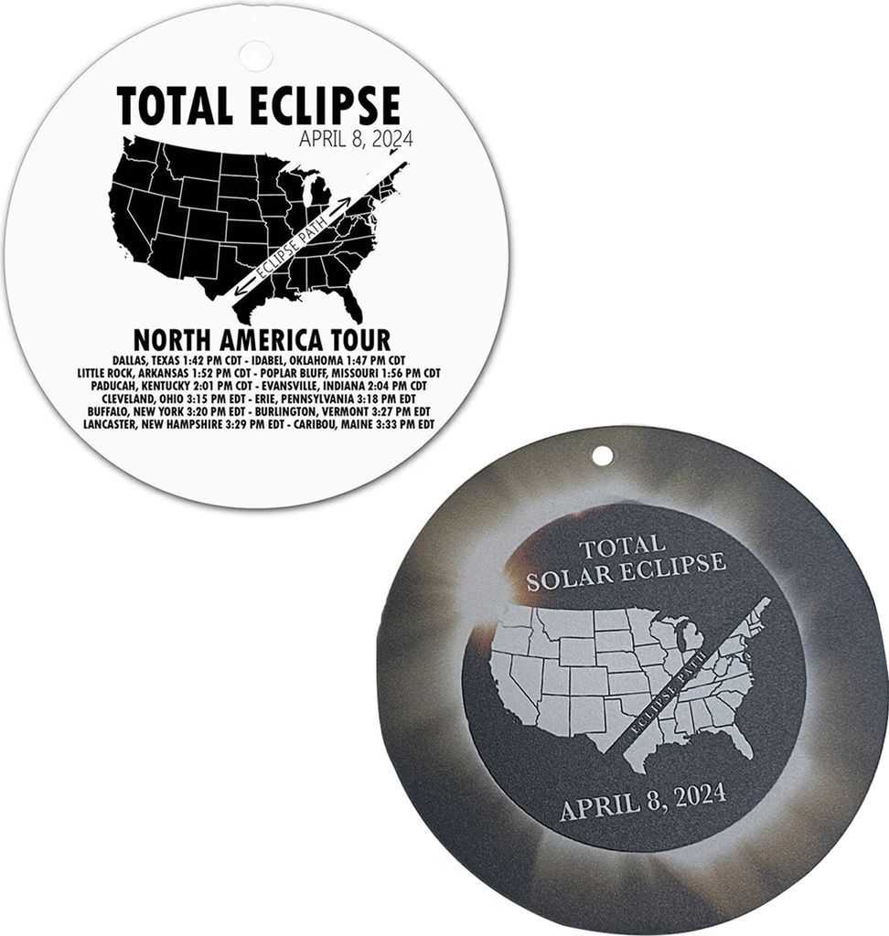 Sonnenfinsternis-Gedenkanhänger, Sonne-Mond-Design, Sonnenfinsternis-Ornament, Anhänger, Partys, Wohnkultur, Sonnenfinsternis-Souvenir, Geschenk,...
