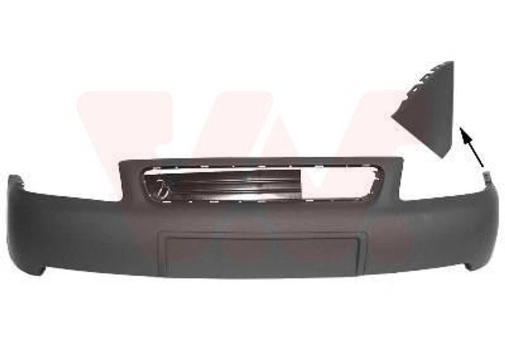 VAN WEZEL Stoßstange Stoßfänger für AUDI A3 Schrägheck (8L1) 0330576