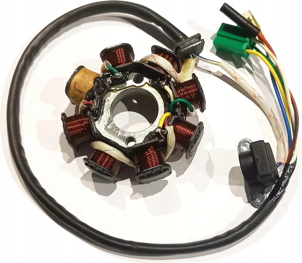 Statore 8 Bobine 125 150 4T GY6 Romet Junak Barton Ricambio Nuovo