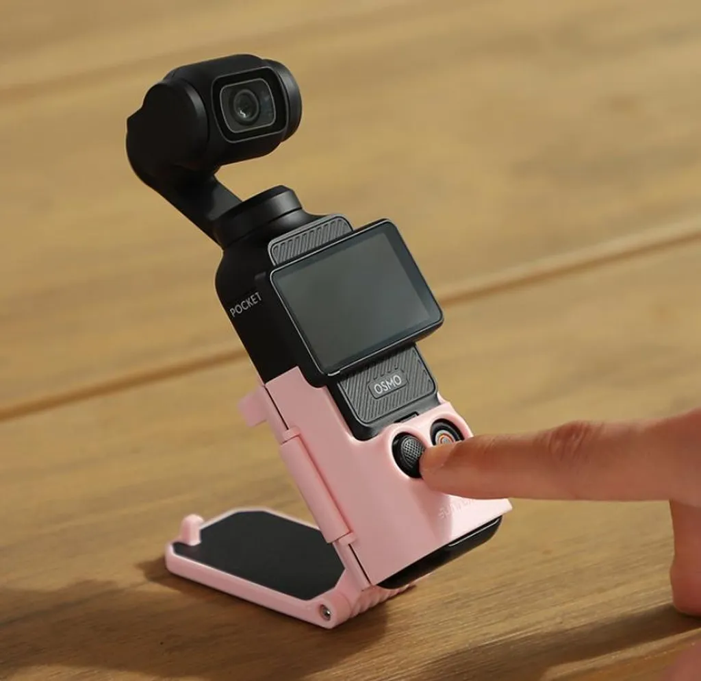 Staffa Magnetica DJI Pocket 3 Blu - Base Regolabile Quick Release - 6