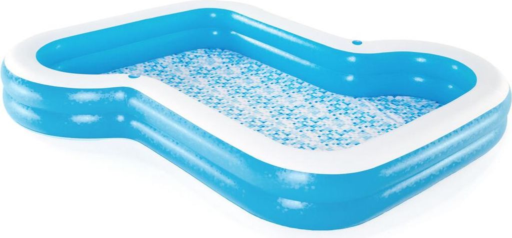 Bestway Aufblasbares Pool 2 Kammern Family 305x274x46 cm +3 Jahre Garten 54321