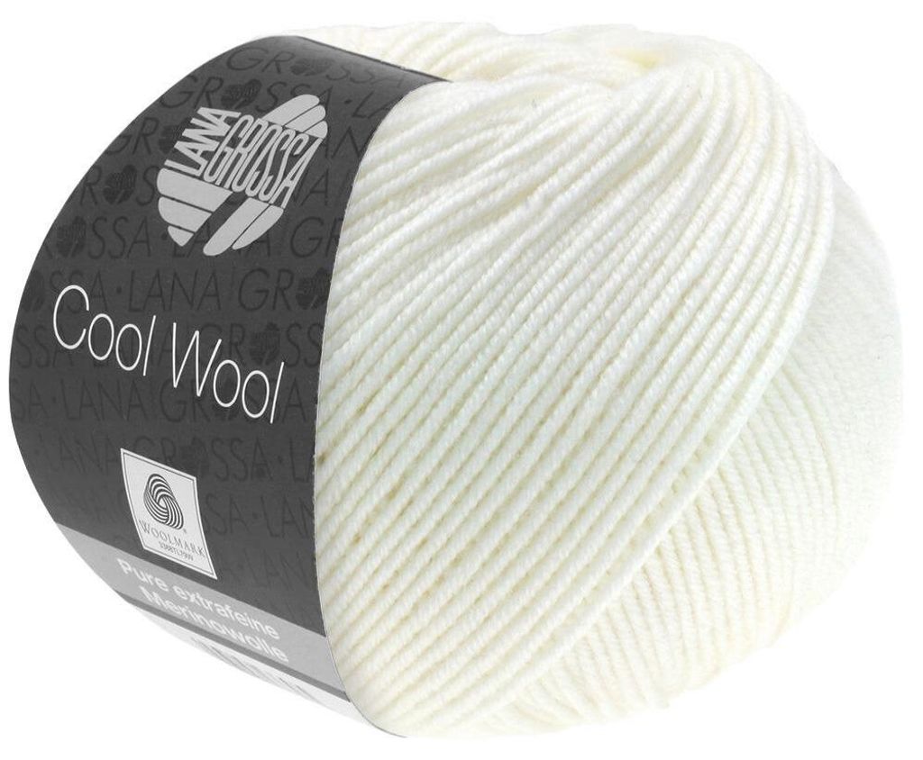 Lana Grossa - Cool Wool 0431 weiß Produktbild 
