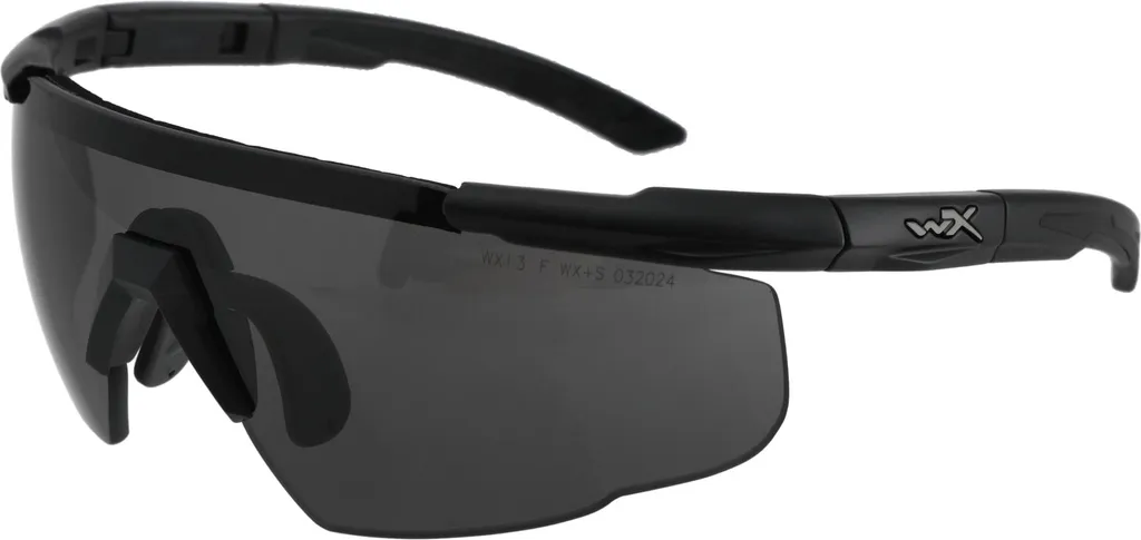 Lunettes tactiques Wiley X Saber Advanced 317 Smoke Clear Monture Noire