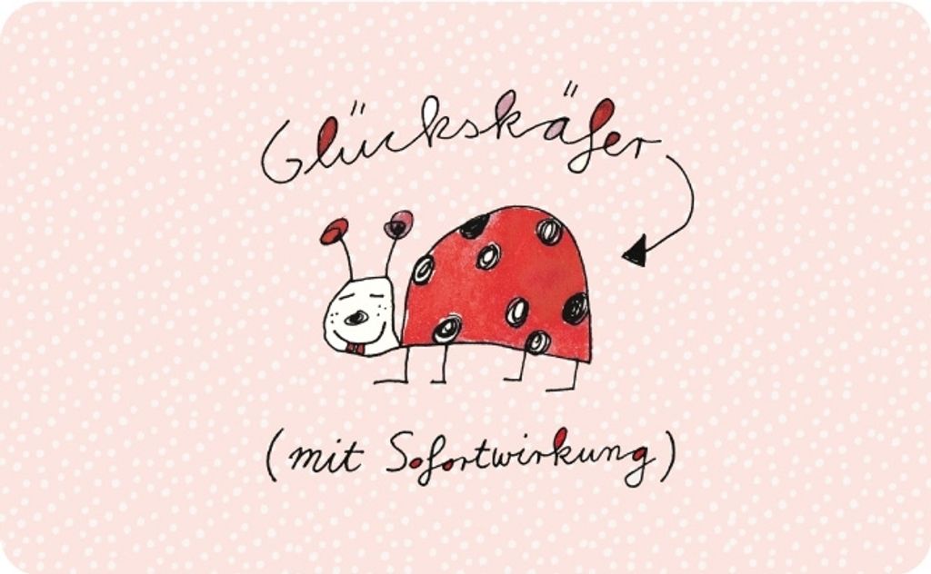Frühstücksbrettchen Glückskäfer