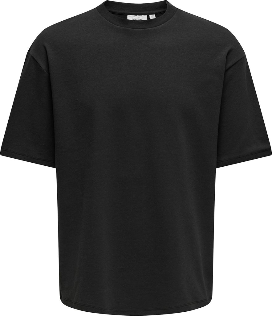 ONLY & SONS Bequemes Rundhals T-Shirt Dropped Shoulder Größe: M