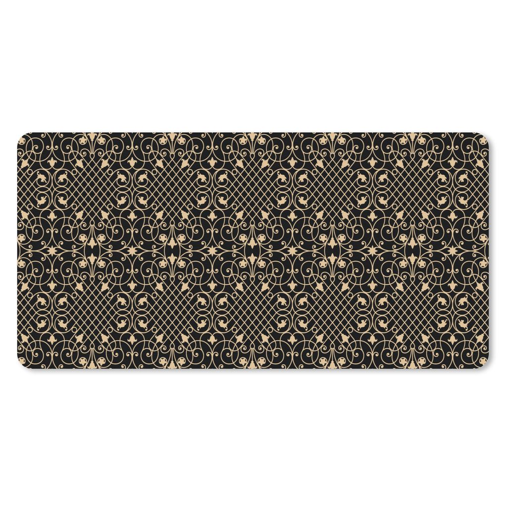 MuchoWow® Mauspad Mousepad Muster - Abstrakt - Gold - Jahre Produktbild 