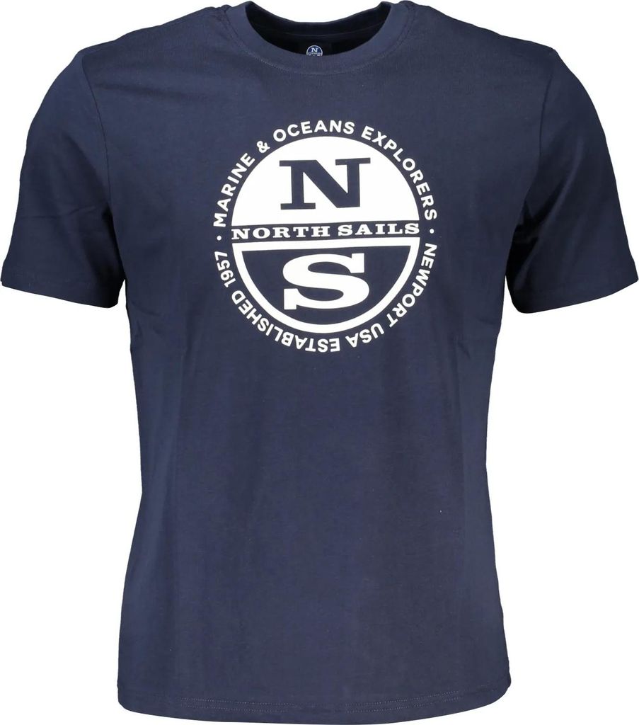North Sails Blau T-Shirt Kurzarm Herren : Größe - XL Größe: XL