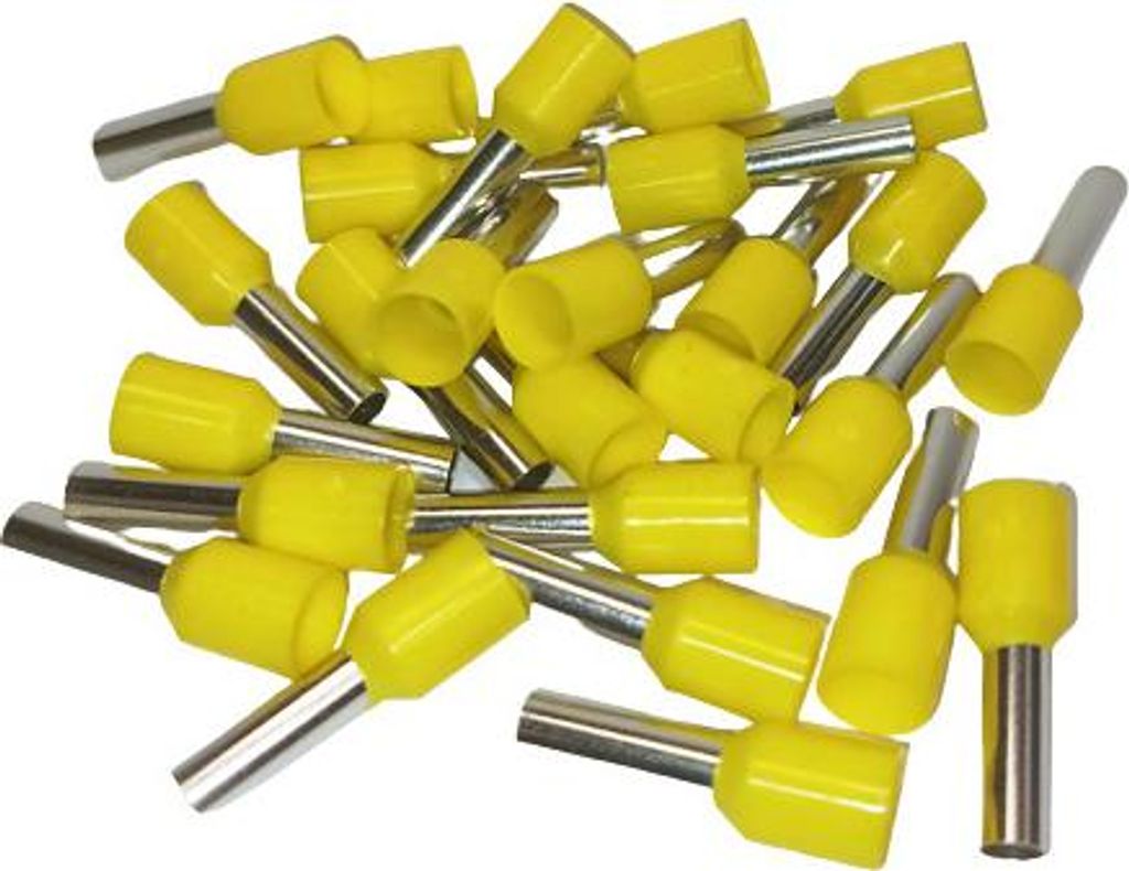 Kabelhülse Isolierte Hülse Terminal 6mm² - 12mm 100 Stück