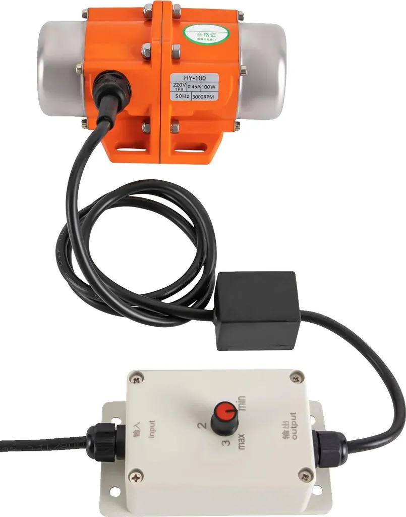 Moteur de vibration pour table vibrante et tamis avec réglage d'intensité