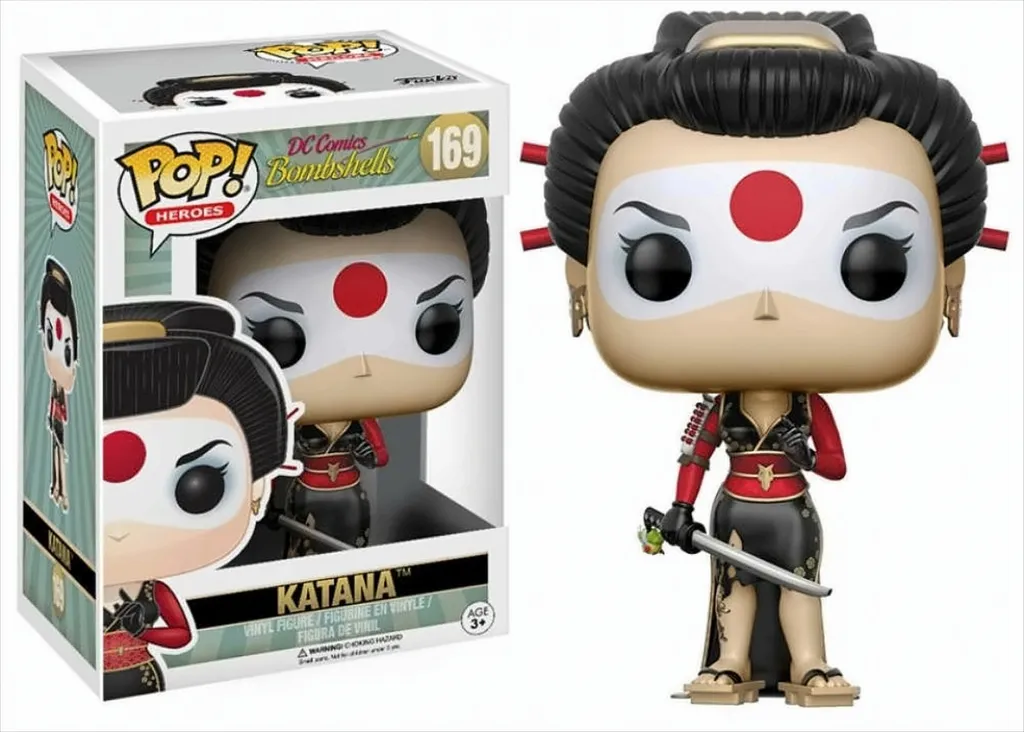Figurine en vinyle Katana 169 Funko Pop DC Comics Bombshells Vintage