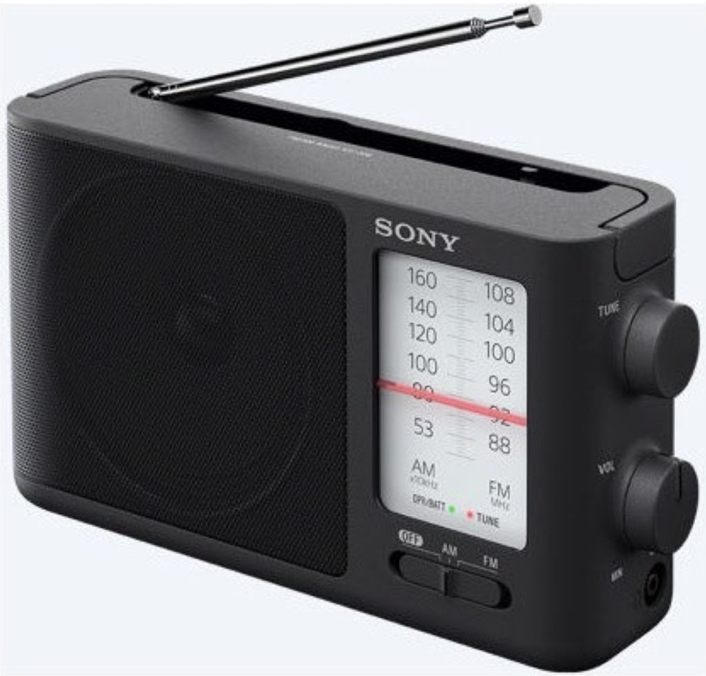 Sony ICF506, Przenośny, AM, FM, Czarny, Obrotowy, 110 h, AA Zdjęcie produktu 