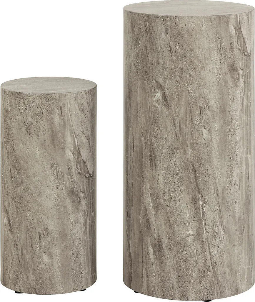 Piédestal Dice Gris : Solution Stable pour Exposer vos Objets Fragiles - 2