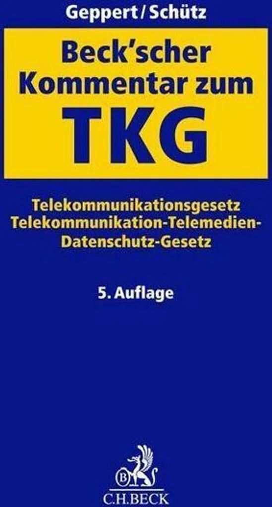Livre de droit Beck'scher Kommentar zum TKG Edition Reliée Luxe