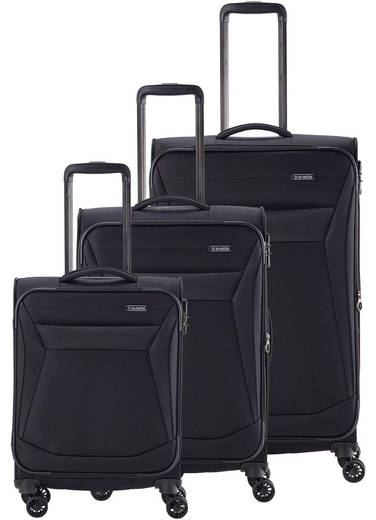 travelite trolley Chios 4W Trolley L / M / S Black noir Image du produit 