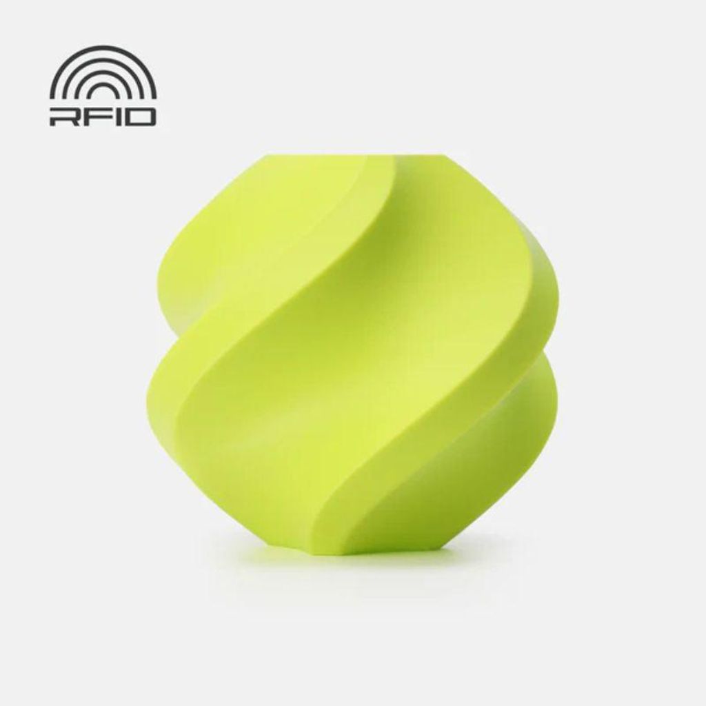 Bambu Lab PLA Basic Filament mit Spule 1kg Hellgrün