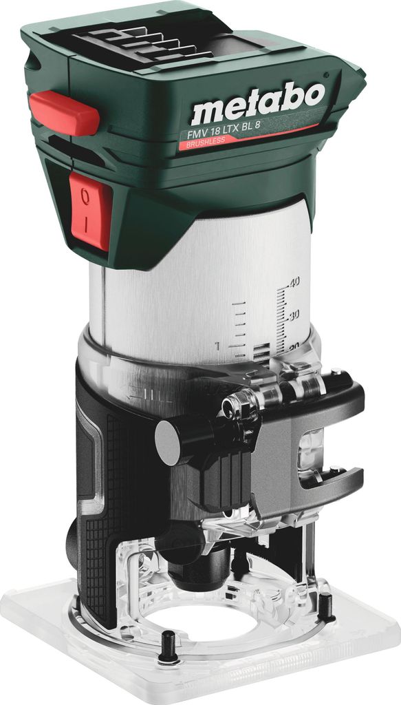 Metabo FMV 18 LTX BL 8 Akku-Kantenfräse metaBOX Leerlaufdrehzahl 4800-29000/min