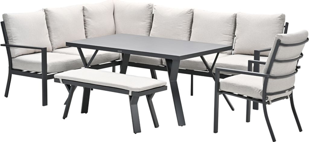 Garden Impressions Lounge/Dining Set Sergio Aluminium Produktbild 