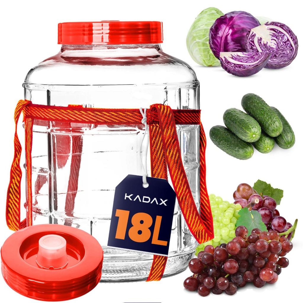 KADAX Bouteille de fermentation "Fenis", Bouteille de verre Image du produit 