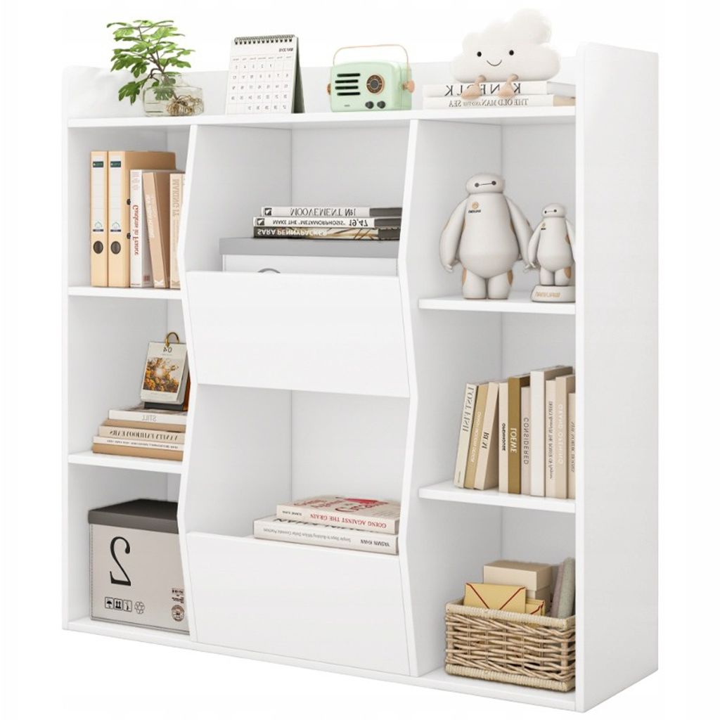 Offenes Bücherregal Kommode Geräumig Weißes Bücherregal Büro Skandinavisch KALAX