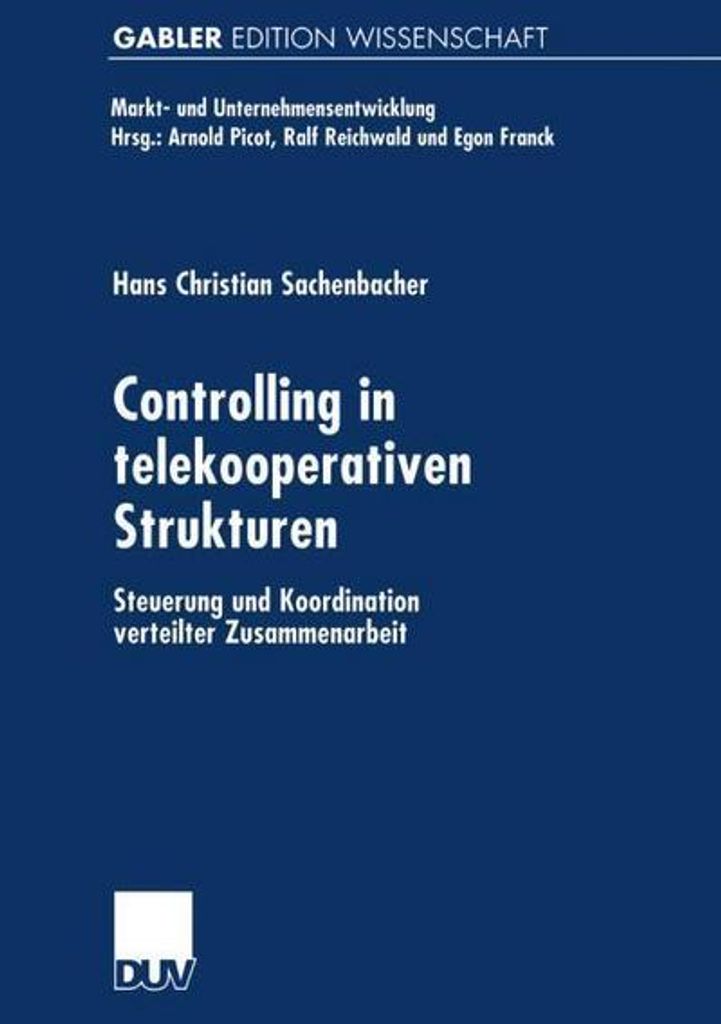 Controlling in telekooperativen Strukturen